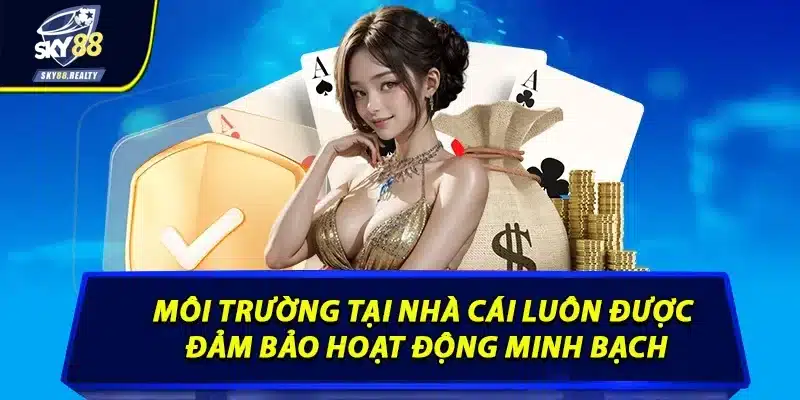 Môi trường tại nhà cái luôn được đảm bảo hoạt động minh bạch